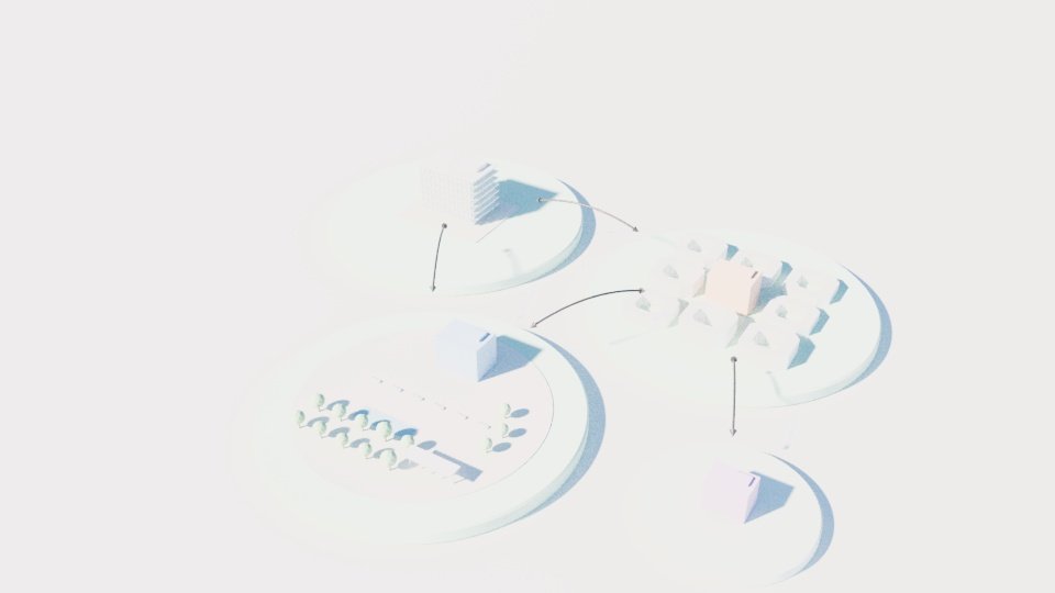 Primer render sobreexposat